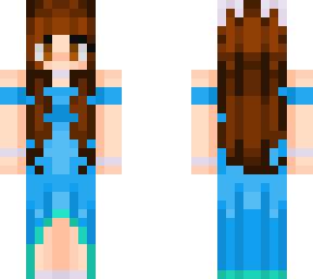 Blue Gown | Minecraft Skin