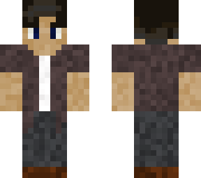 brown jacket boy