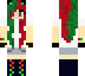 christmas fox girl