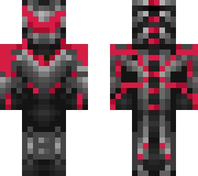 futuristic red robot