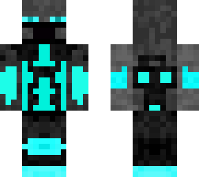 gamer enderman biue