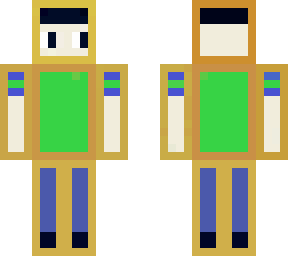 golden outlined boy