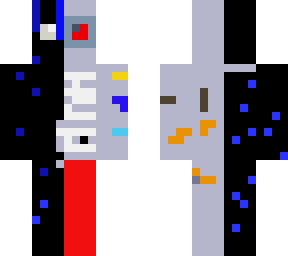 half-robot half-void man