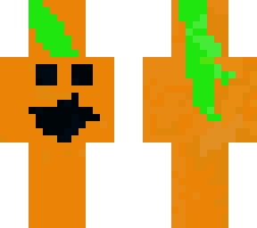 pumpkin with stem hair