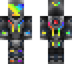 rainbow cyborg warrior