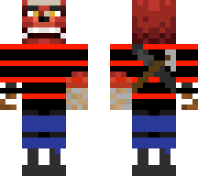 slasher foxy (halloween) (mask off)
