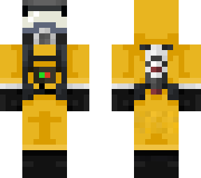squidpig (pig head) hazmat suit