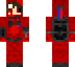 vivi in minecraft among us (with blood)