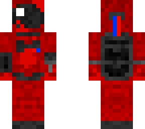 vivi in minecraft among us (with blood and mask)