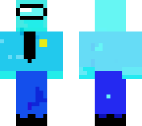 among us cyan cop