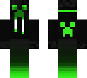 black creeper in hoodie