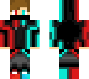 blue and red