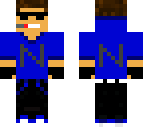 Get Cool Red And Blue Minecraft Skin Images