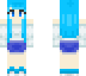 blue girl