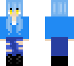 blue haired girl slight edit