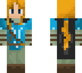 breath of the wild link w/ long hair