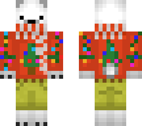 christmas polar bear