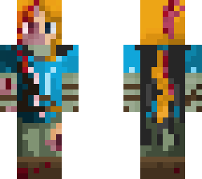 corrupted breath of the wild link w/ long hair
