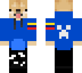 doge gamer azul