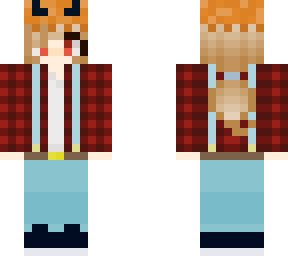 evil farmer with pumpkin hat