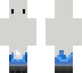 ghost costume blue fox