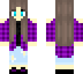 girl with purple shirt