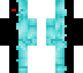 half corrupted cyan steve