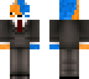 halloween fox in a suit