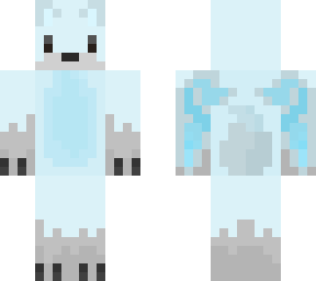ice fox with wings