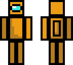 orange crewmate (among us).
