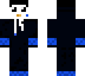 penguin in hoodie