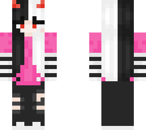 pink stripes with horns