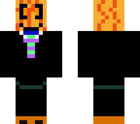 pumpkin in suit