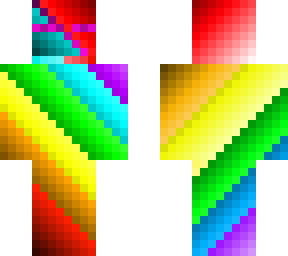 rainbow enderman  (i hope this gets to the top)
