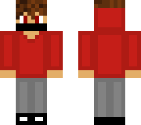 red hoodie