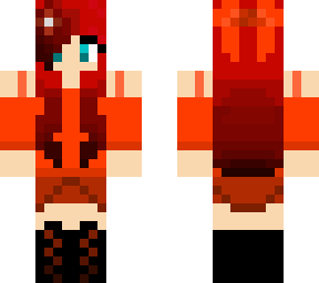 redhead (i just made the outer layer except the hair)