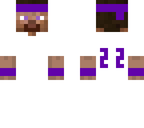 steve - (white and purple) - (battle outfit)
