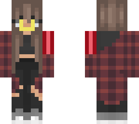 an edit to one of my bffs skin in minecraft