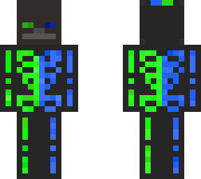 blue/green skeleton