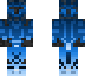blue knight with white glow