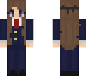 blue suit