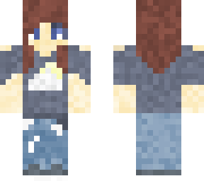 girl skin with sun and cloud shirt