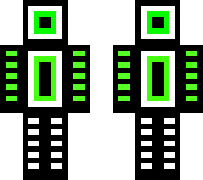 green alien box