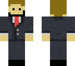 hapy man in suit
