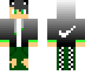 minecraft boy with nike hoodie! make sure to leave a like and follow me