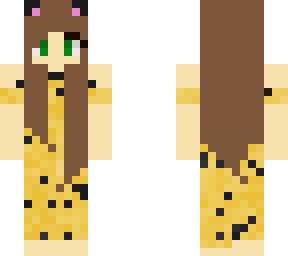 ocelot girl in dress