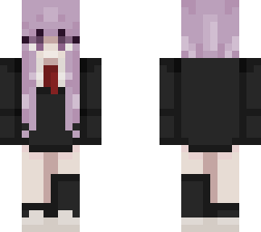 purple hair // girl