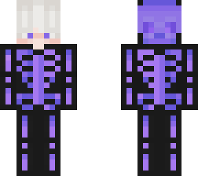 purple skeleton