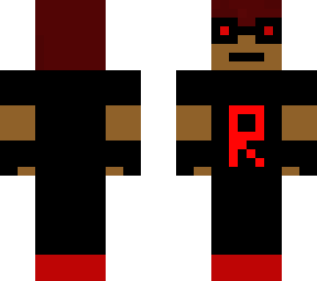 red and black