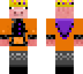 technoblade but halloween-themed